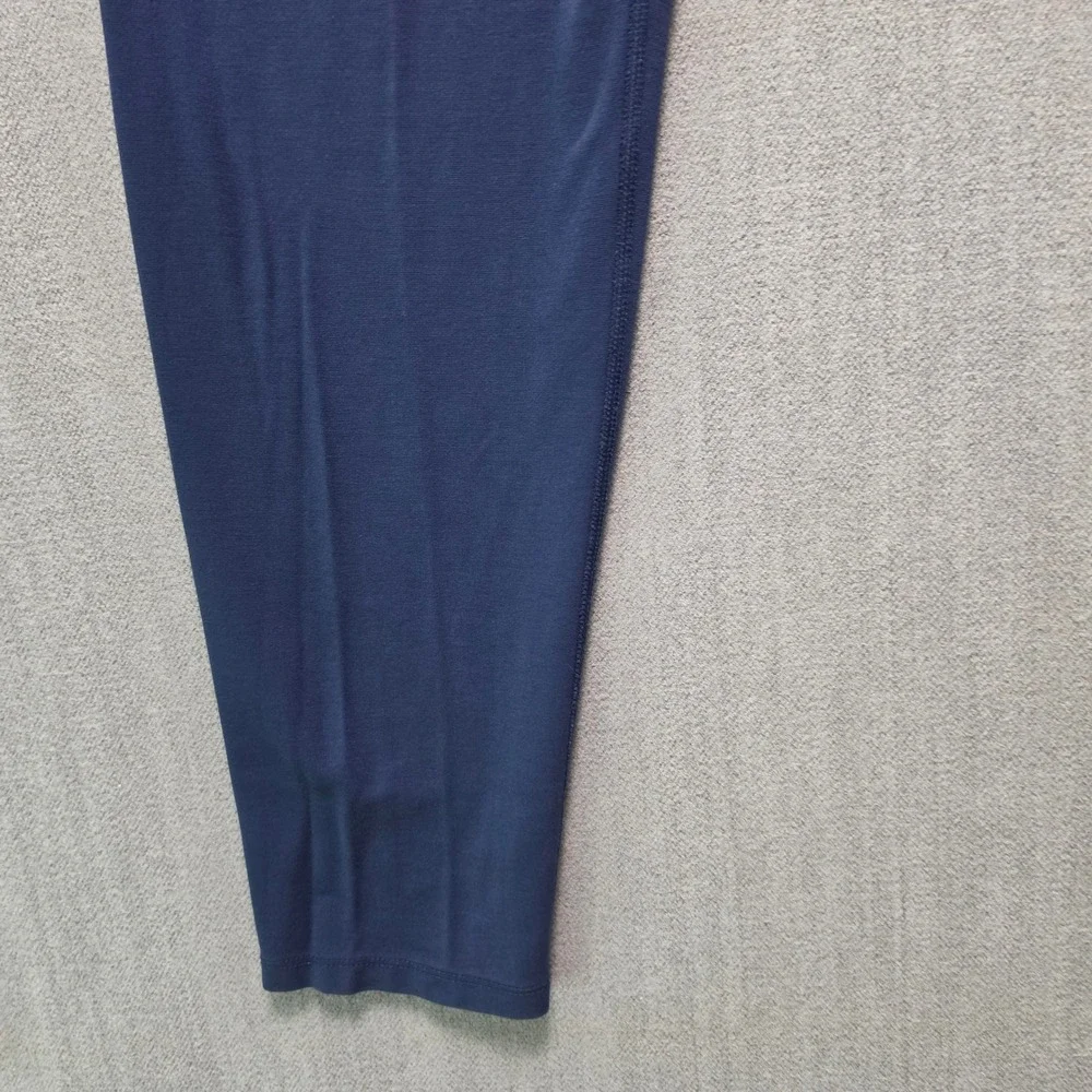 Russell Athletic Joggers Mens Large Navy Blue Zipper Pockets Performance Pants